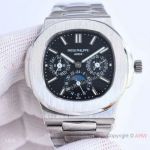 PP Factory Patek Philippe Nautilus Complications Black Moon Dial 40mm Cal.240 Movement